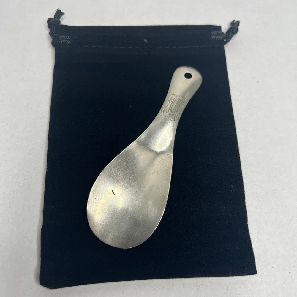 Antique Gorham Sterling Silver Monogram Shoe Horn EHM 4.5
